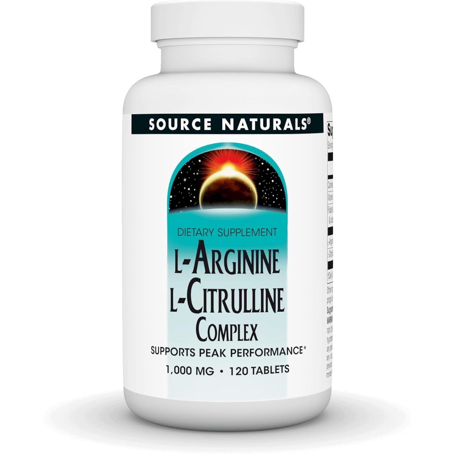 Buy now Source Naturals L-Arginine L-Citrulline Complex, 120 Tablets, 1000 mg 120 Count (Pack of 1) at indiglob india