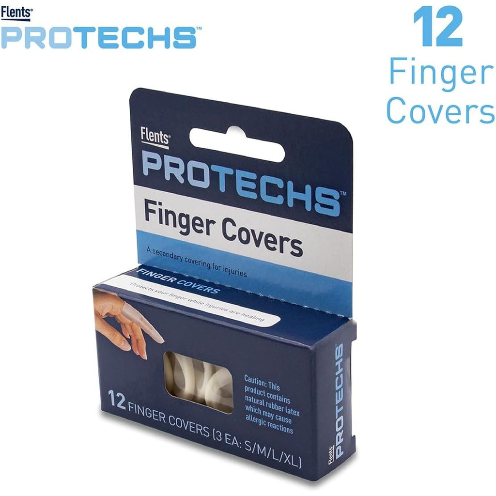Buy now Flents First Aid Finger Covers, 12 Count, Small, Medium, Large, X-Large, Protects Finger While Healing From Injury (3 Pairs Each of S/M/L/XL) (69626) at indiglob india