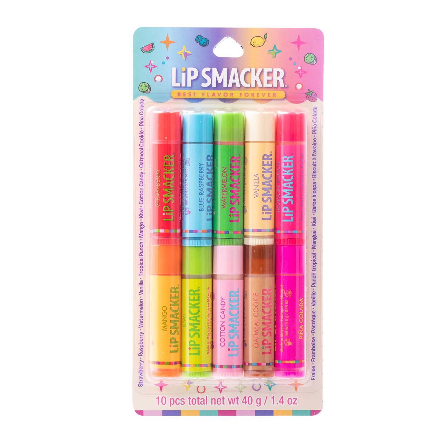 Buy now Lip Smacker Coca-Cola Flavored Balm, 8 Count, Flavors Coke, Cherry Vanilla Sprite, Root Beer, Orange Fanta, Grape Strawberry Fanta Orignal & Best 1 Count (Pack of 10) at indiglob india