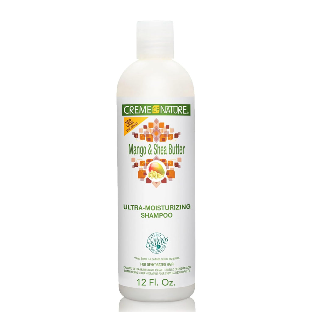 Buy now Creme of Nature Shampoo with Mango & Shea Butter, Ultra Moisturizing for Dry Dehydrated Hair, 12 Fl Oz 12 Fl Oz (Pack of 1) Moisturizing Shampoo at indiglob india