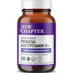 New Chapter One Daily Prenatal Multivitamin 35+, 30 Count | Enhanced Formula with Methylfolate and Choline for Healthy Mom and Baby, Gluten Free and Non-GMO, Made for Ages 35+
