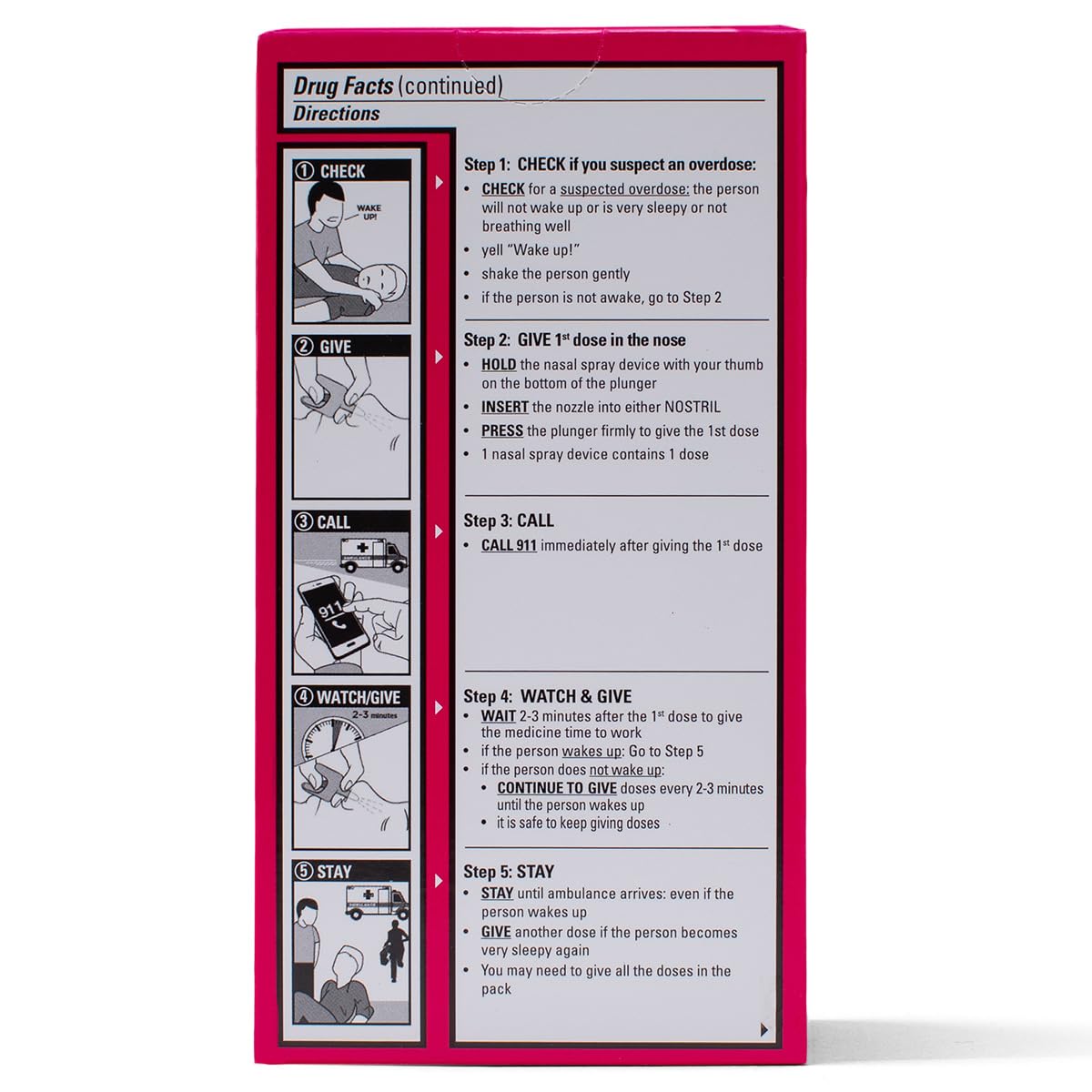 NARCAN Nasal Spray 4mg, 2 Single-Dose Devices, Opioid Overdose Treatment