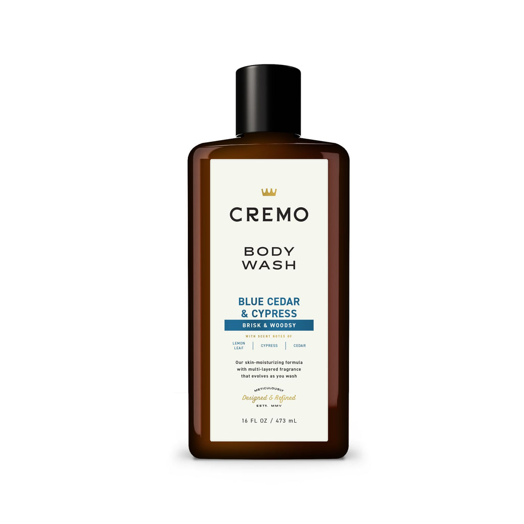 Buy now Cremo Body Wash Men, A Vintage Suede with Notes of White Moss and Rich Amber, 16 Fl Oz at indiglob india