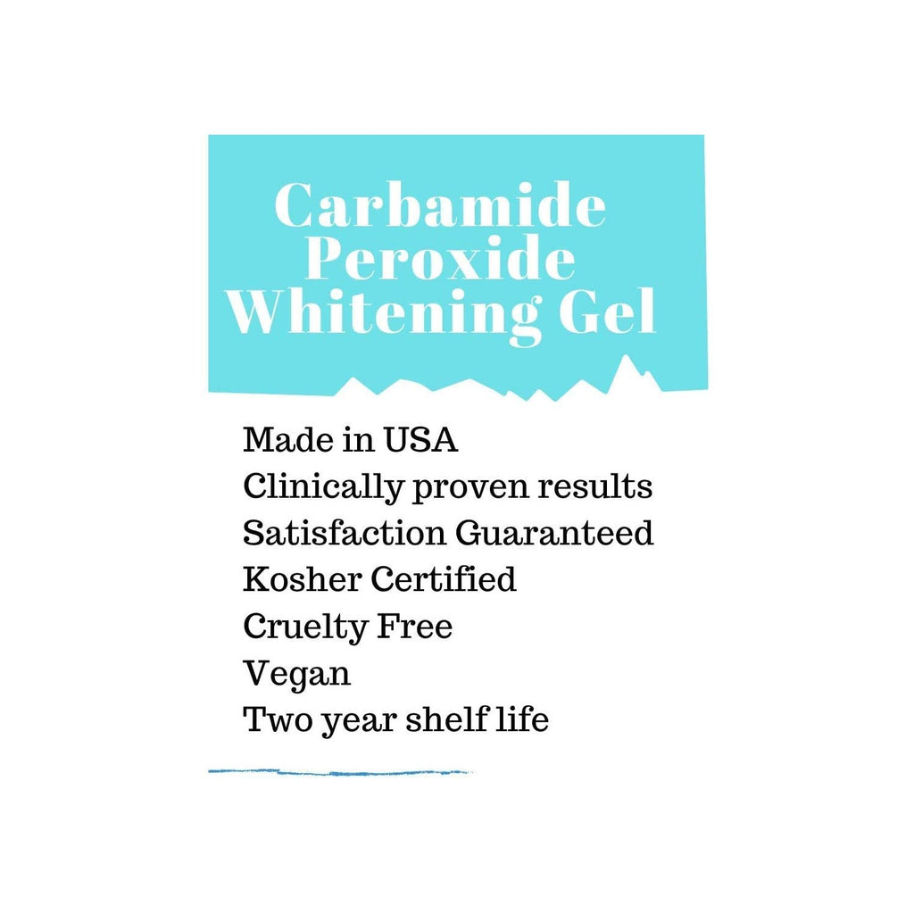 10 Syringes (3ml) New Strongest 44% Carbamide Peroxide Teeth whitening Gel (Mouth Trays NOT Included)