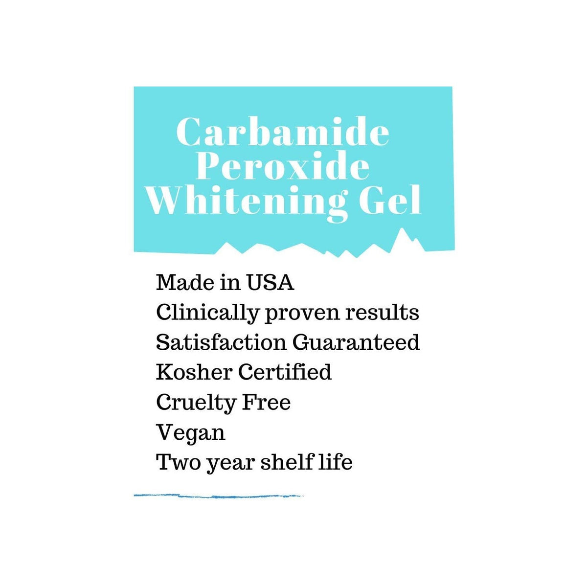 10 Syringes (3ml) New Strongest 44% Carbamide Peroxide Teeth whitening Gel (Mouth Trays NOT Included)
