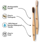 Buy now Greenzla Bamboo Toothbrushes for Adults â€“ 12 Pack Wooden Toothbrush Set with Charcoal-Infused Soft Bristles, Natural Oral Care for Daily Use at indiglob india