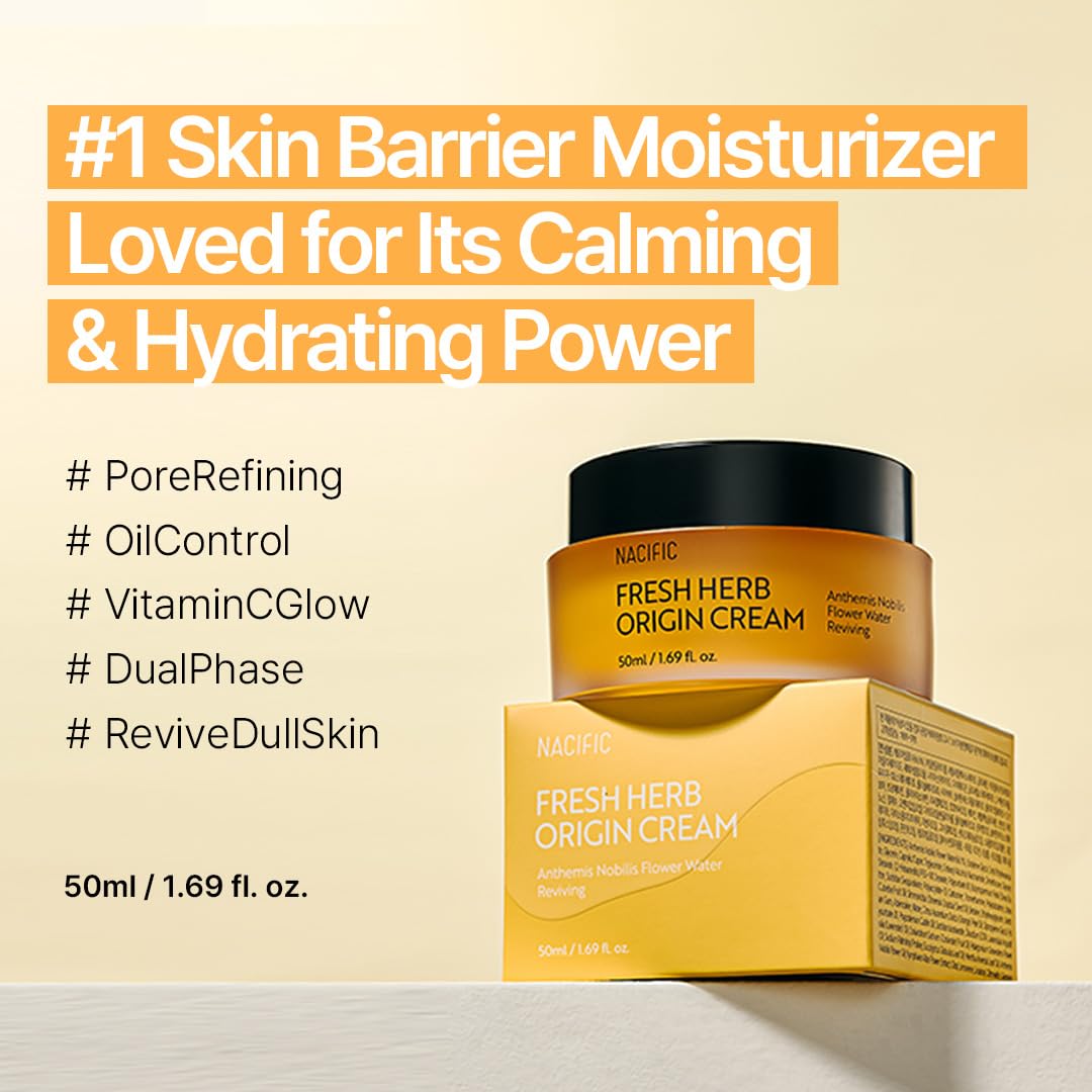 Buy now NACIFIC Fresh Herb Origin Facial Moisturizer Vitamin B, Vitamin Radiance Skin's moisture barrier Cream Hydrating day and night Korean skincare radiation relief cream 1.69fl.oz 50ml for All skin types at indiglob india