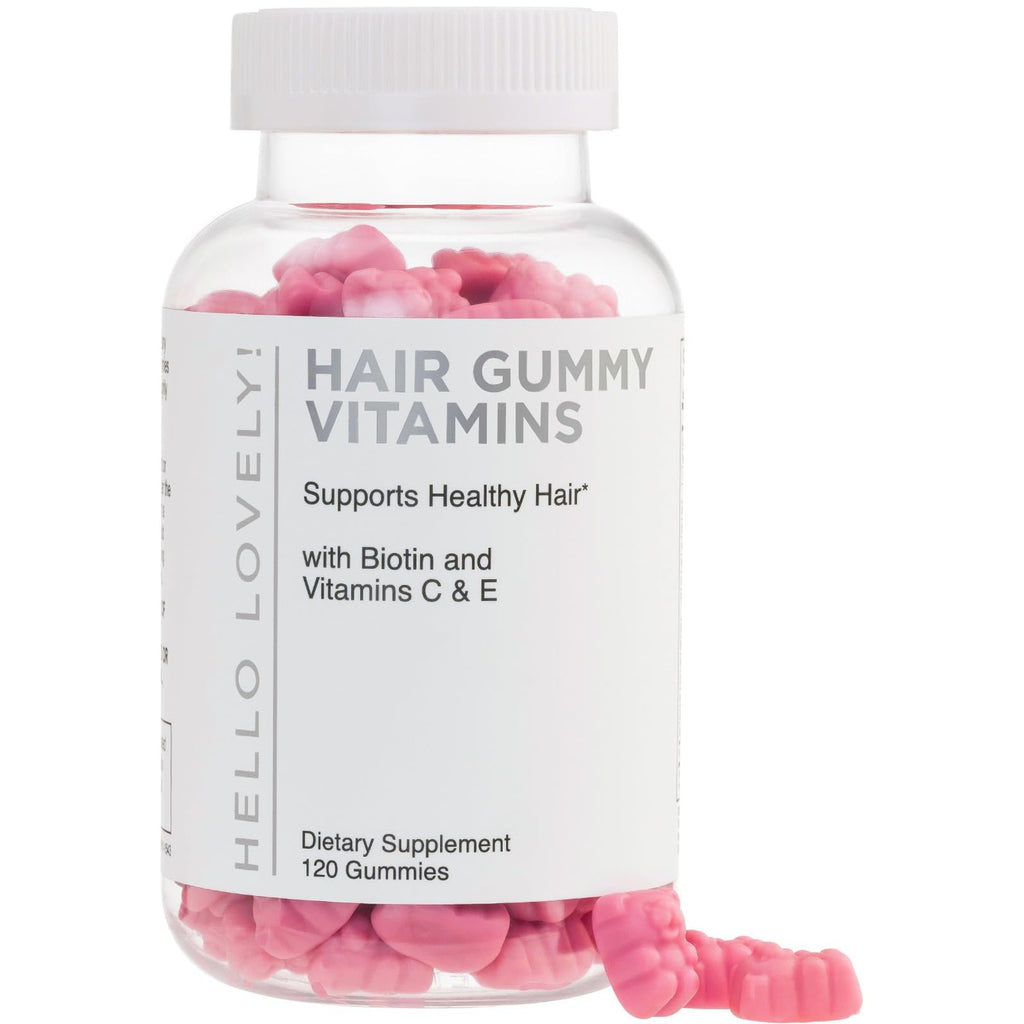 Hair Vitamins Gummies for Hair Growth - Hair, Skin & Nails Beauty Complex with 5000mcg Biotin per Serving - Supports Thicker, Stronger, Radiant-Looking Hair for Women & Men, Berry Flavor - 120 Gummies