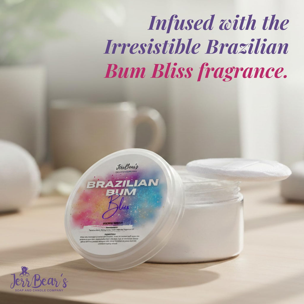Premium imported Pink Sugar Cashmere Dusting Powder infused with Brazilian Bum Bliss fragrance for a luxurious feel.