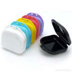 Hoewina 6PCS Retainer Cases Container with Vent Holes, Denture Case
