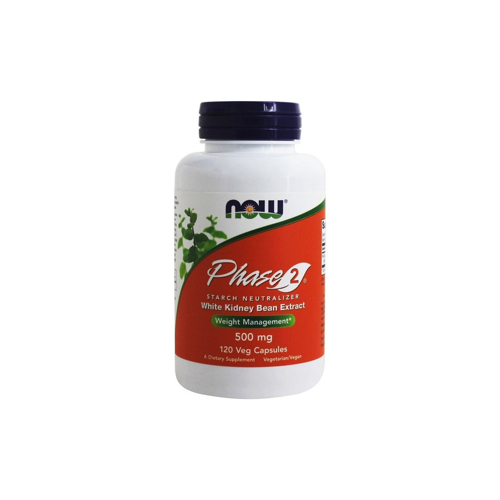 Buy now NOW Foods, Phase 2 Starch Neutralizer, 500 mg, 120 Veg Capsules at indiglob india