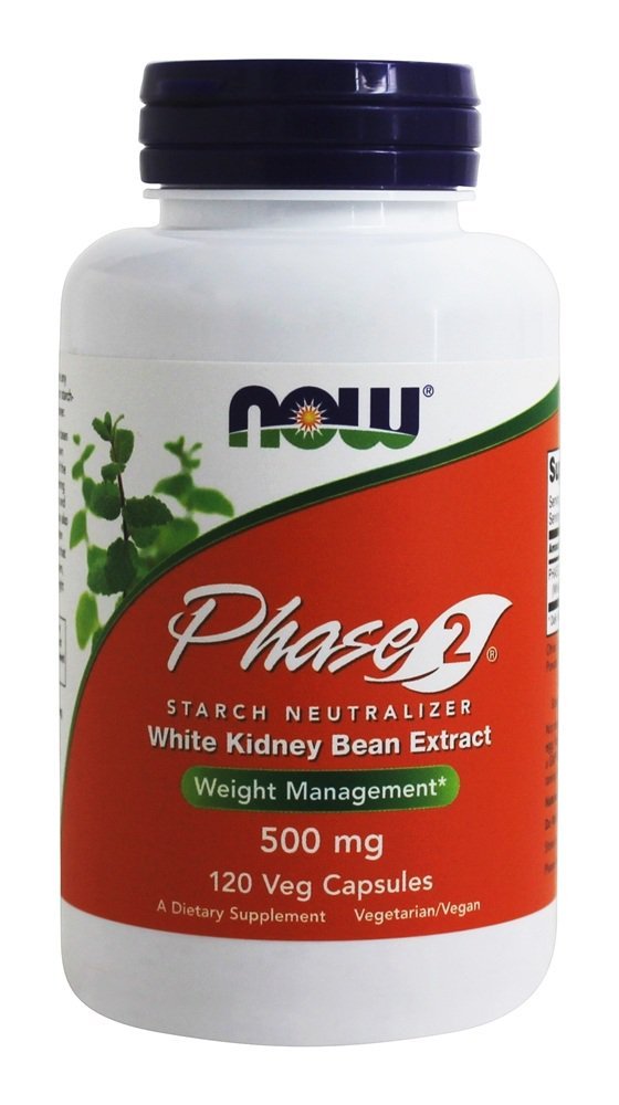 Buy now NOW Foods, Phase 2 Starch Neutralizer, 500 mg, 120 Veg Capsules at indiglob india