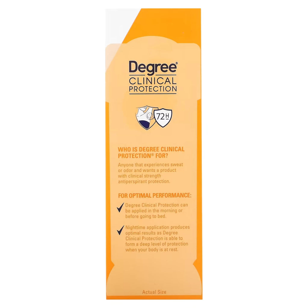 Buy now Degree Clinical Protection Anti-Perspirant & Deodorant, Summer Strength 1.7 oz ( Pack of 4) at indiglob india