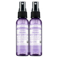Dr. Bronner's - Organic Hand Sanitizer Spray (Lavender, 2 Ounce, 2-Pack) - Simple and Effective Formula, Cleanses & Sanitizes, No Harsh Chemicals, Moisturizes and Cleans Hands