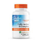 Doctor's Best Fully Active Vitamin B Complex Supplement for Men & Women - Super Complex with Methylated B12 & Folate, B6, Biotin, Pantothenic Acid, & More, Energy Support Caps - 30 Veggie Capsules
