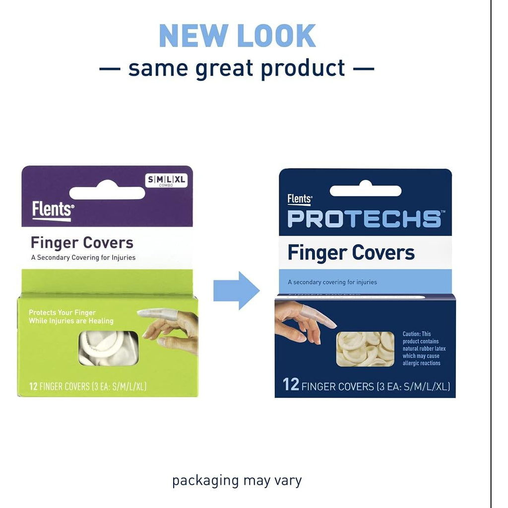 Buy now Flents First Aid Finger Covers, 12 Count, Small, Medium, Large, X-Large, Protects Finger While Healing From Injury (3 Pairs Each of S/M/L/XL) (69626) at indiglob india