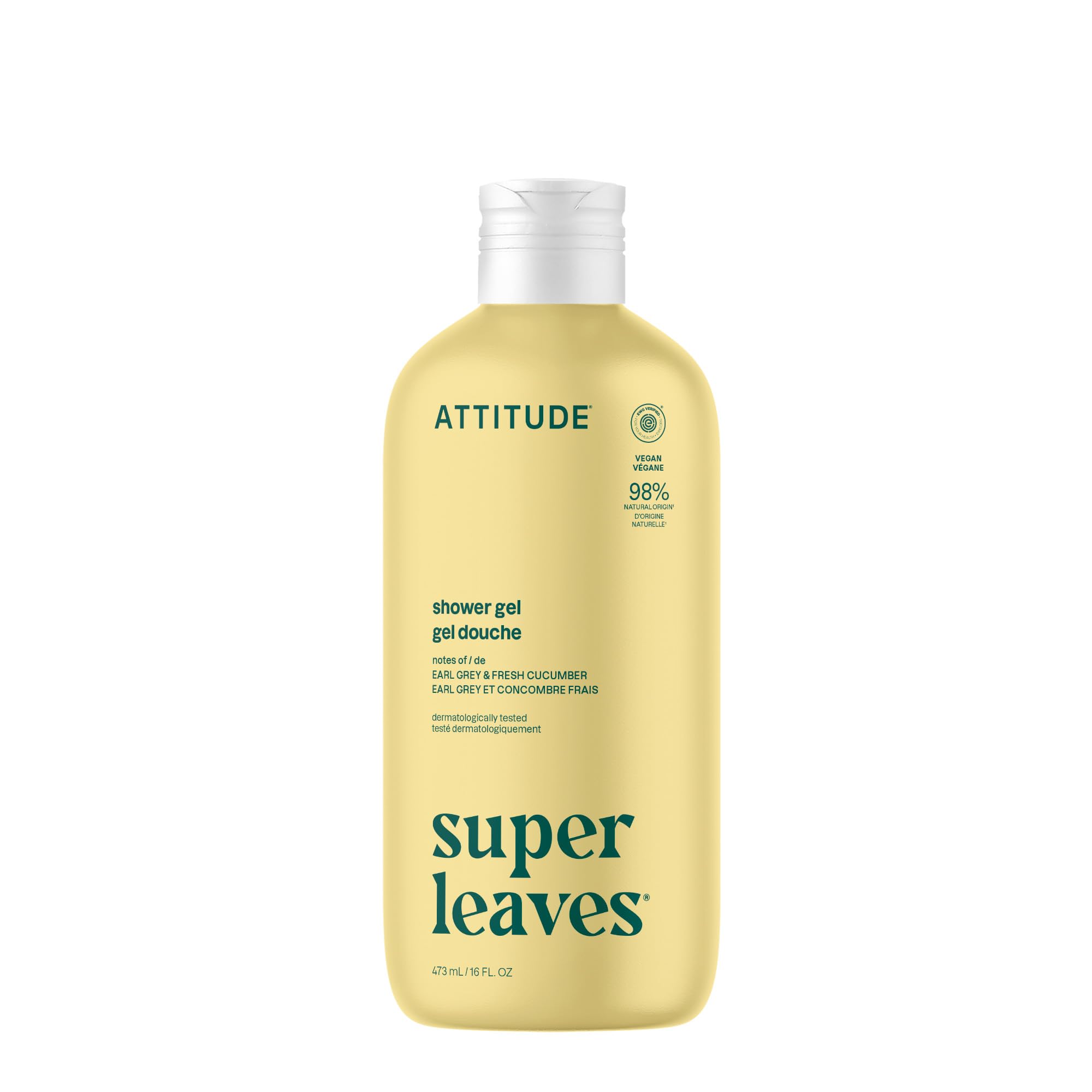 Buy now ATTITUDE Body Wash, EWG Verified Shower Gel, Dermatologically Tested, Plant and Mineral-Based, Vegan Personal Care Products, Pear & Amber Scent, 16 Fl Oz at indiglob india