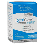 RectiCare Medicated Anorectal Wipes, 5% Lidocaine, 12 Pack