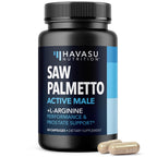 Saw Palmetto and L-Arginine for Men Capsules for Men's Health, 30 Servings
