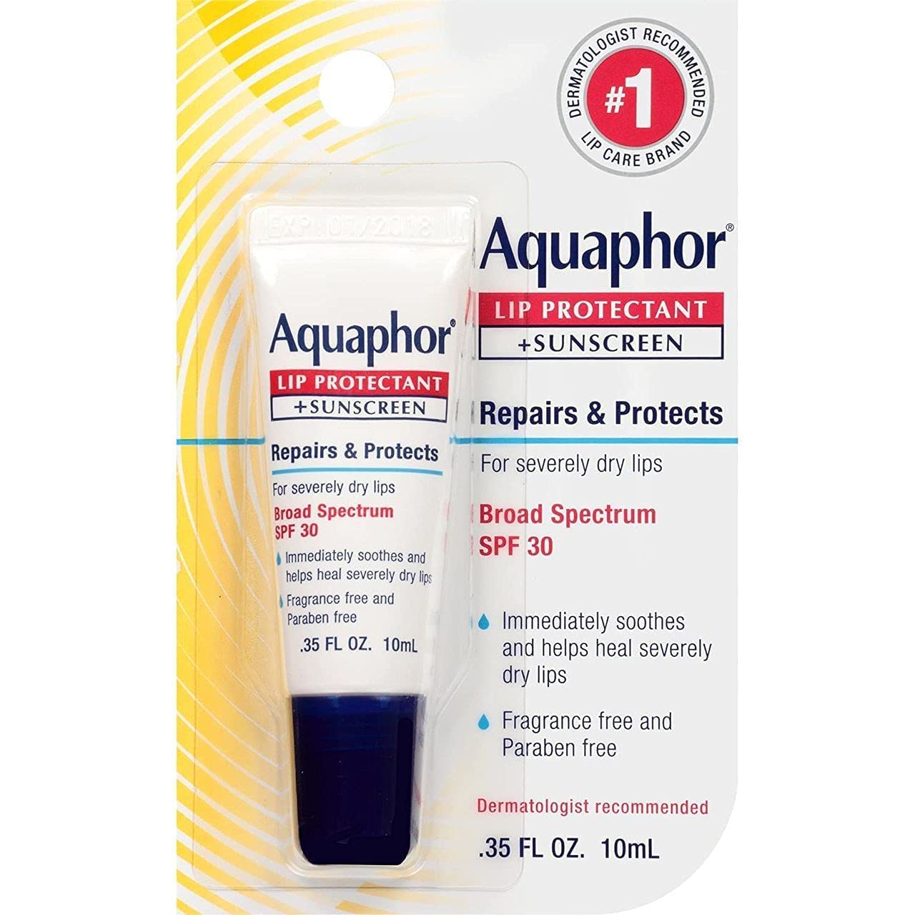 Buy now Aquaphor Lip Repair SPF 3 Size .35z Aquaphor Lip Repair SPF 30 .35z 0.35 Fl Oz (Pack of 1) at indiglob india