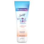 Secret Whole Body Deodorant Cream for Women, Travel Size, Peach & Vanilla Blossom Scent, Aluminum Free Deodorant, 72 HR Odor Protection, 0.8 oz (Pack of 2)