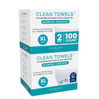 CLEAN SKIN CLUB Blemish Control Clean Towels® XL, Extra Exfoliation for Oily Skin, Disposable, Single-Use Face Towelette Dry Wipe - 1 Pack (50 Count)