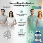 4-in-1 Gut Health Support – Prebiotics + Probiotics + Postbiotics + Digestive Enzymes for Women and Men – DE111 Spore Probiotic for Digestive Support & Bloating – Non-GMO – 60 Veggie Capsules