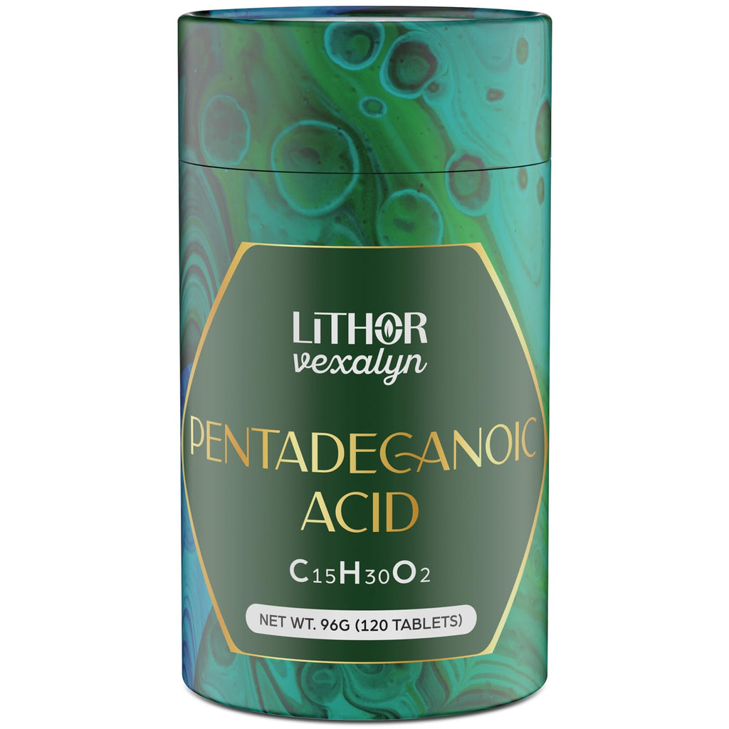 Pentadecanoic Acid, C15:0 Supplement, High Altitude Sheep Milk Sourced, 120 Tablets