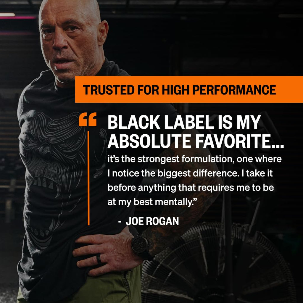 ONNIT Alpha Brain Black Label Nootropic, Citicoline & Lions Mane, 80 Count | IGEN Non-GMO Tested; Citicoline, Lions Mane, Lutemax Lutein, L-Theanine & Mucuna Pruriens; concentration, memory support
