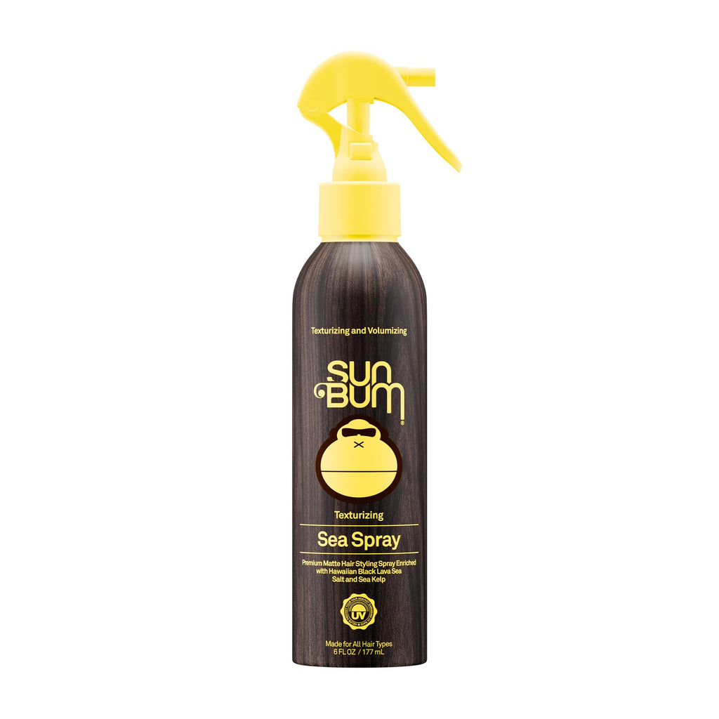 Sun Bum Sea Spray Texturizing & Volumizing Sea Salt Hair Spray - 6 oz | UV Protecting, Matte Finish, Medium Hold, For All Hair Types