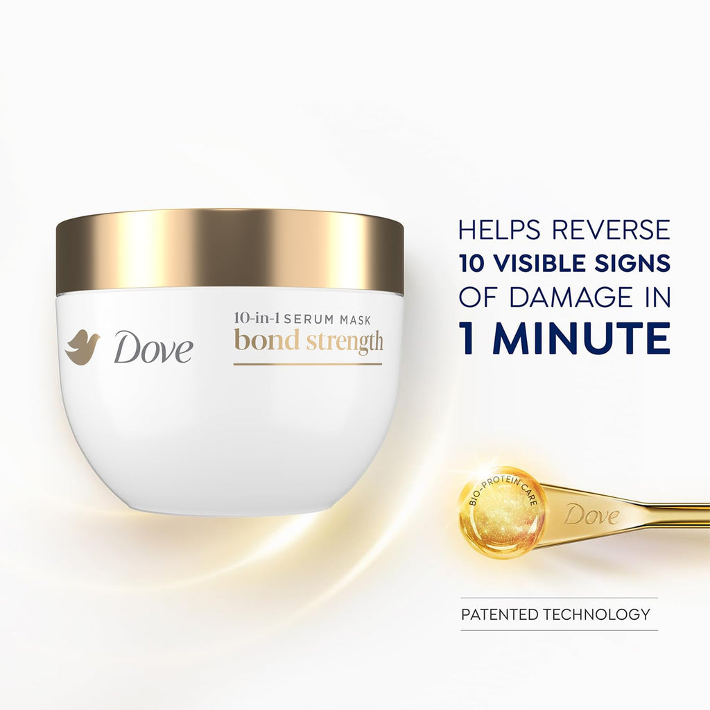 Dove Bond Strength Shampoo & Conditioner Set + 10-in-1 Serums