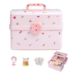 Pulseplay Hair Accessories Organizer with Handle for Girls Pink
