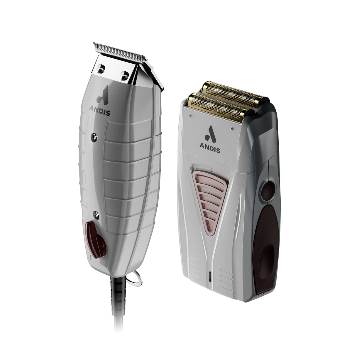 Andis 17270 T-Outliner Trimmer & Pro Foil Titanium Shaver Finishing Combo