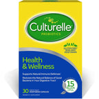Buy now Culturelle Health & Wellness Daily Probiotic for Women & Men - 30 Count - 15 Billion CFUs & A Proven-Effective Probiotic Strain Support your Immune System- Gluten Free, Soy Free, Non-GMO at indiglob india