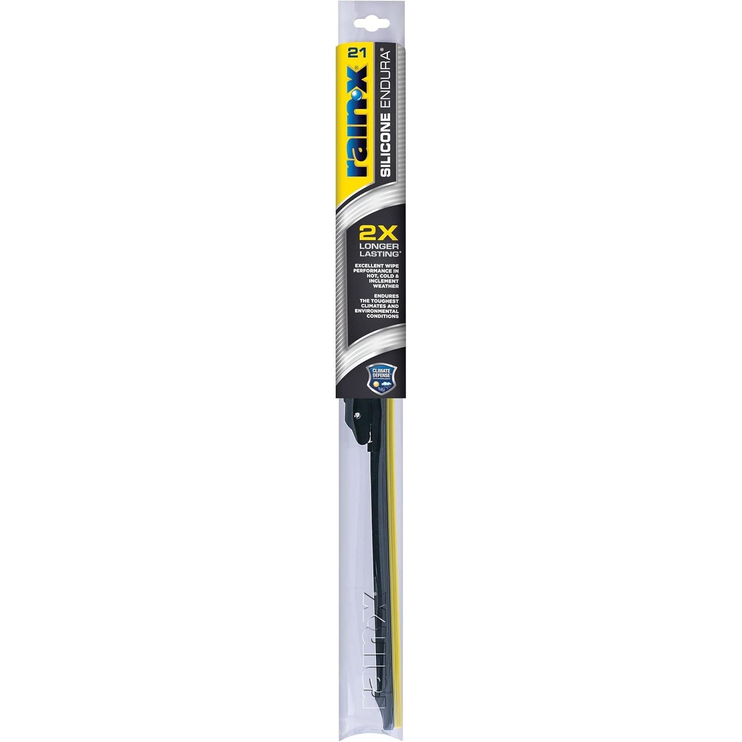 Buy now Rain-X 830122 Silicone Endura Wiper Blades, 22 Inch Windshield Wipers (Pack of 1), Automotive Replacement Windshield Wiper Blades With Two Times Longer-Lasting Resilient Silicone Rubber Squeegee 21" Endura at indiglob india
