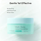 BioSimply Cleansing Balm Makeup Remover, Melts Away Waterproof Makeup & Sunscreen, Hydrating Face Cleanser with Hyaluronic Acid & Ceramide NP, All Skin Types, Cruelty-Free, 3.5 oz / 100 g