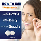 Vitamatic Acidophilus Probiotic - 10 Billion CFU - 5X Potency - Daily Probiotic Supplement, Supports Digestive Health - 120 Tablets