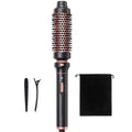 Wavytalk Thermal Brush 1.5" Detachable Heated Round Brush for Blowout Look | Detachable Brush Head Includes Travel Pouch, Create Voluminous Blowout Look, Tourmaline Ceramic, 2 Temp Settings Dual Voltage