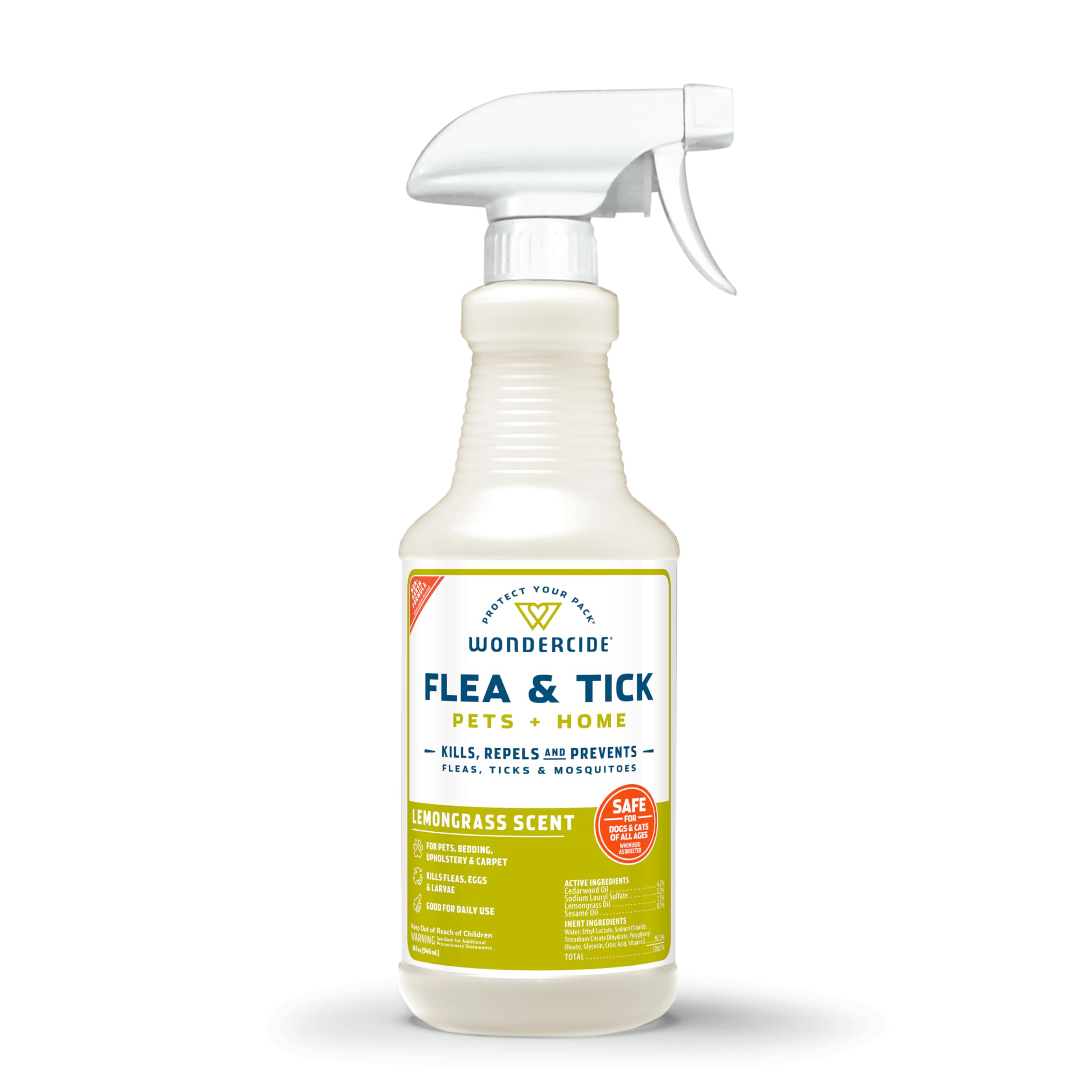 Buy now Wondercide - Flea, Tick & Mosquito Spray for Dogs, Cats, and Home - Control, Prevention, Treatment - with Natural Essential Oils - Pet and Family Safe - Peppermint 16 oz 16 OZ Lemongrass at indiglob india