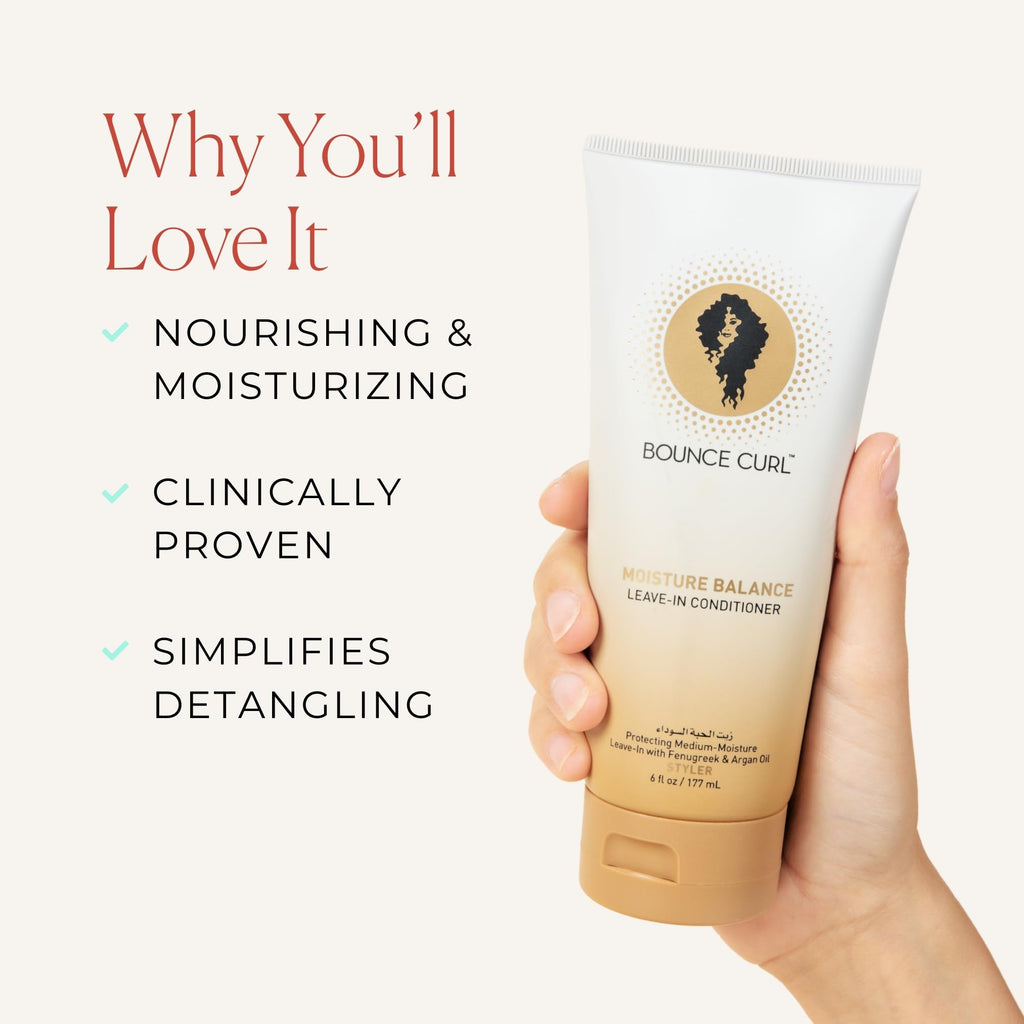 Bounce Curl Moisture Balance Leave In Conditioner, Protein Free, 6 oz