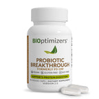 BIOptimizers Probiotic Breakthrough – Lactobacillus Plantarum OM Probiotics & Prebiotics Health Supplement for Gut, Digestive & Immune Support Probiotics for Women Men Elderly– 60 Vegan Capsules