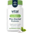 Buy now Hyperbiotics Vital Nutrients Pro Dental Probiotic | Clinically Studied BLIS K12 and M18 | Oral Probiotics for Bad Breath Treatment for Adults | Oral Health for Teeth and Gums | 45 Mint Tablets at indiglob india