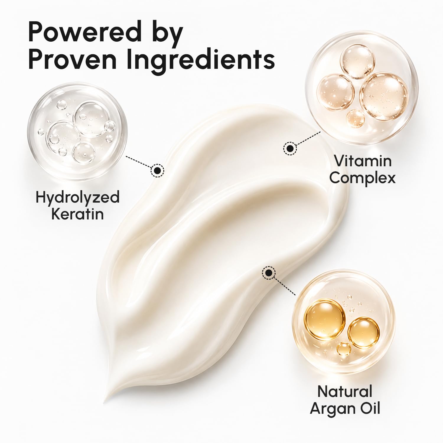 MAREE Leave-In Conditioner Hair Gloss for Dry Damaged Hair, Leave-In Conditioner for Curly Hair, Color Treated