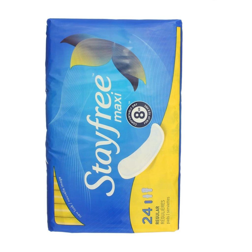 Buy now Stayfree Reg Maxi Pad 24c Size 24ct Stayfree Regular Maxi Pad 24ct at indiglob india
