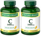 Buy now Nature's Bounty Vitamin C 1000mg, Supports Immune and Antioxidant Health, Vitamin C Supplement, 1 Per Day, 300 Vegetarian Caplets 300 Count (Pack of 2) at indiglob india