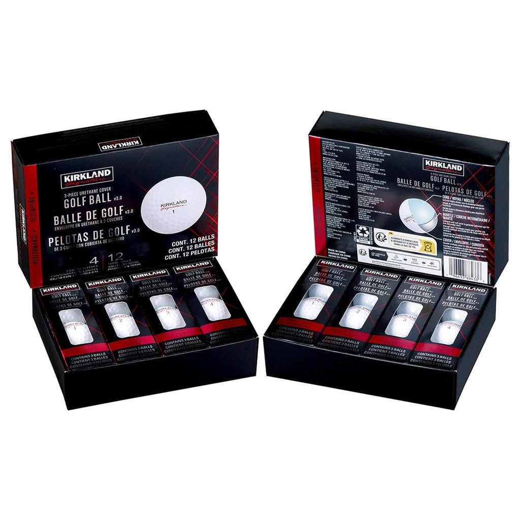 Kirkland Signature V3.0#1654518 Performance Plus 3-Piece Urethane Covered Golf Ball (2 Dozen, 24 Balls)