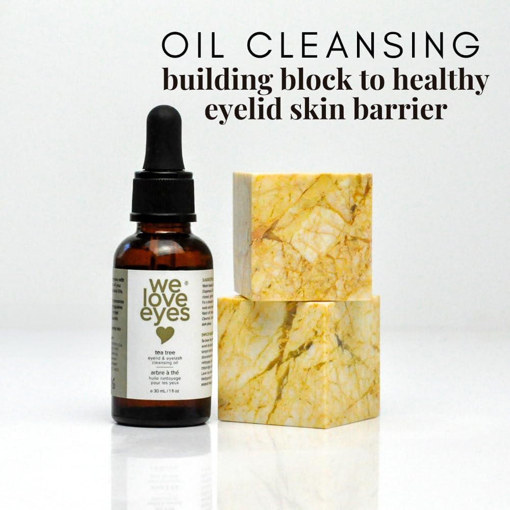 Buy now We Love Eyes - Natural Eyelid Cleansing Oil with Tea Tree - Allergen Removal - Preservative-Free - Australian Tea Tree Oil - 30ml at indiglob india