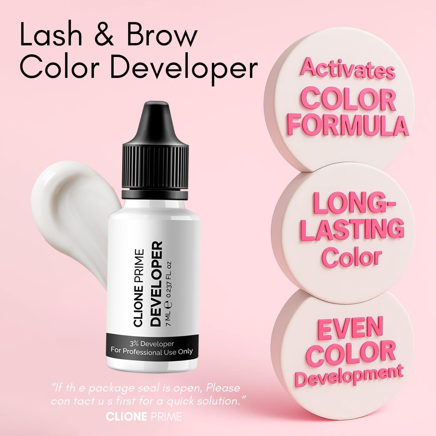 Korean Lash & Brow Color Kit – Temporary Eyelash & Eyebrow Color, Dark Brown, Naturally Fades Within 1-2 Weeks, Gentle Vitamin C Formula