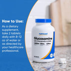 Nutricost Glucosamine 1800mg with Chondroitin & MSM, 240 Tablets, GMO-Free | 120 Servings, Gluten Free