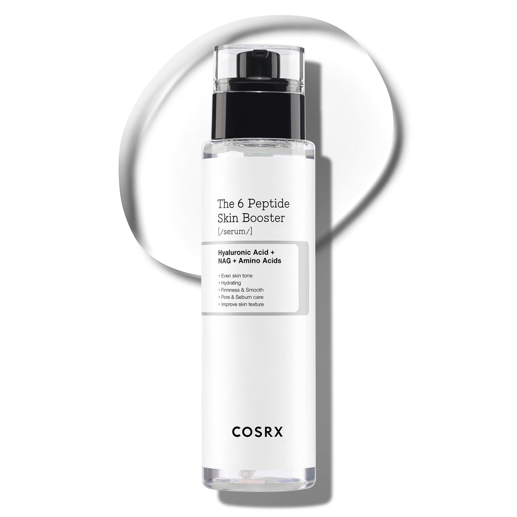 COSRX 6X Peptide Collagen Skin Booster Toner Serum for Dull Skin, 5.07 oz | Preps Skin with Copper Peptides, GHK-Cu for Uneven Skin Texture, Skin Renewal Boosting Facial Essence, Korean Skin Care